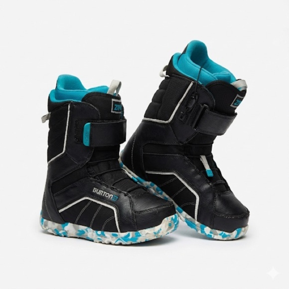 Burton kids snowboard boots Zipline speed lace youth size 6